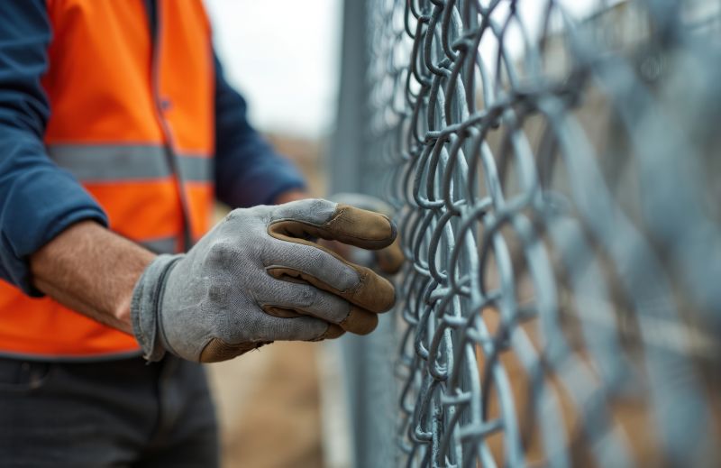 Cyclone Fence Repair detail
