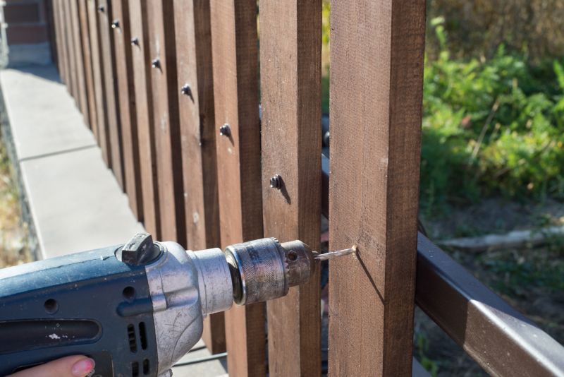 Wood Fence Installation detail